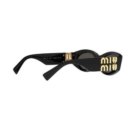 Occhiali da sole Miu Miu MU 11WS 1AB5S0 Black ovali