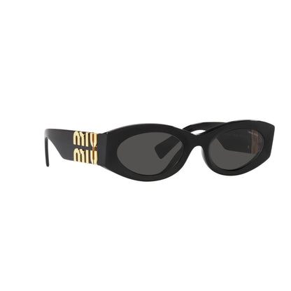 Occhiali da sole Miu Miu MU 11WS 1AB5S0 Black ovali