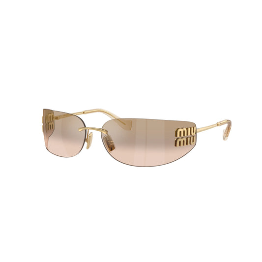Occhiali da sole Miu Miu MU A51S 5AK20P Gold/Bronze Mirror Gradient