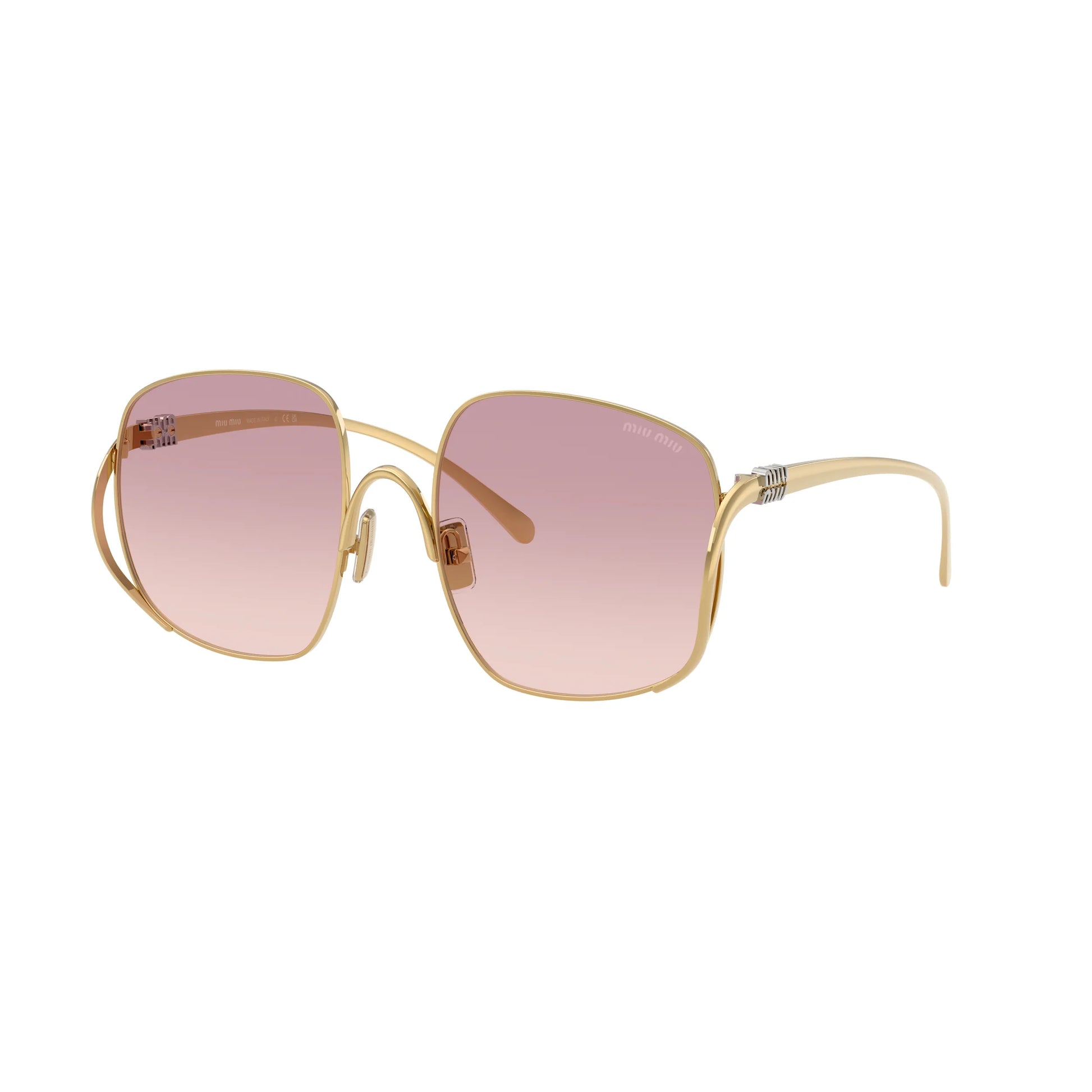 Occhiali da sole MU A57S 5AK40S Oro -laterale