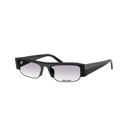 Occhiali da sole Miu Miu MU B07S 16K04O Nero rettangolare
