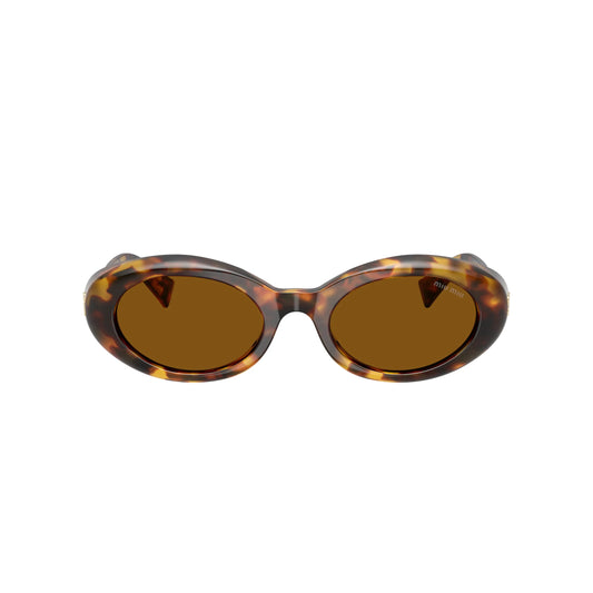 Occhiali da sole Miu Miu MU B09S 14L20V Havana ovali