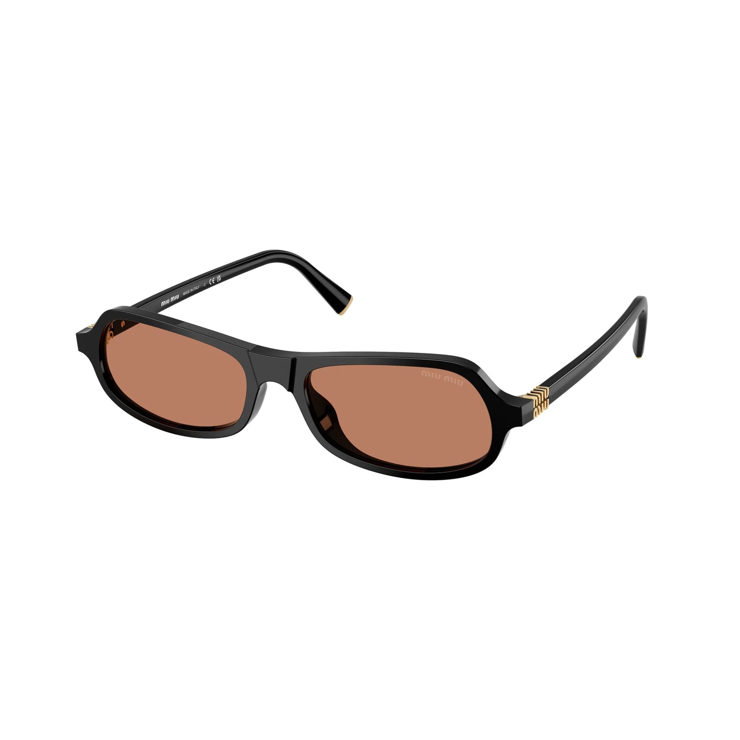 Occhiali da sole Miu Miu MU B10SU 16K90Q Black geometrico -laterale