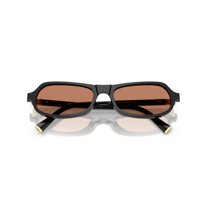 Occhiali da sole Miu Miu MU B10SU 16K90Q Black geometrico -dettagli2