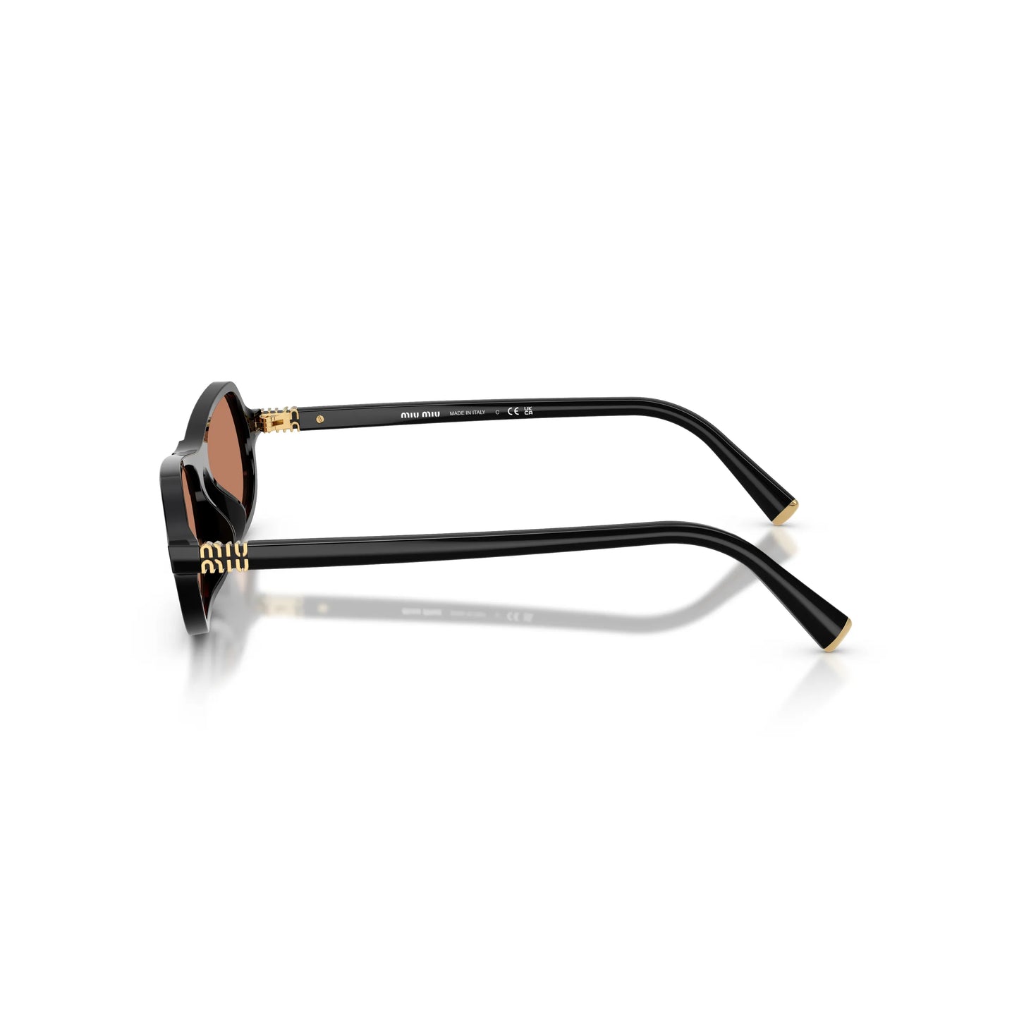 Occhiali da sole Miu Miu MU B10SU 16K90Q Black geometrico -dettagli