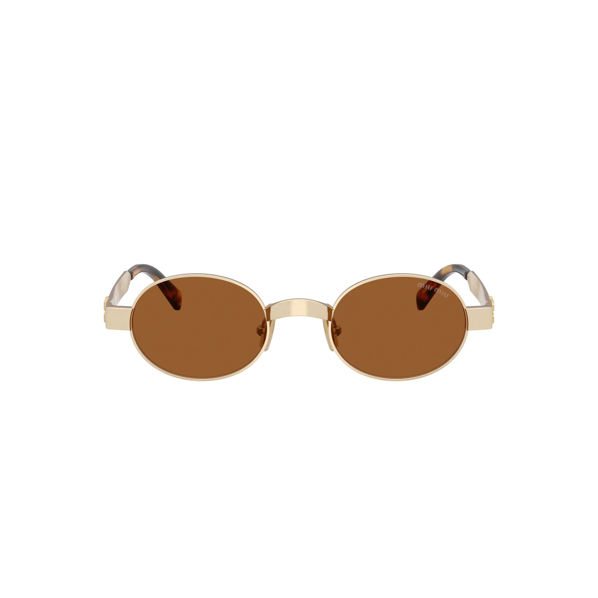 Occhiali da sole Miu Miu MU B51S 22M20V Old Gold rotondi