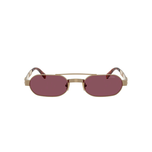 Occhiali da sole Miu Miu MU B52S 7OE30Y Ottone Violet ovali