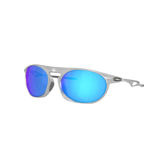 Occhiali da sole Oakley Neo Jacket OO4065 406502 Cromo Satinato ovali -laterale