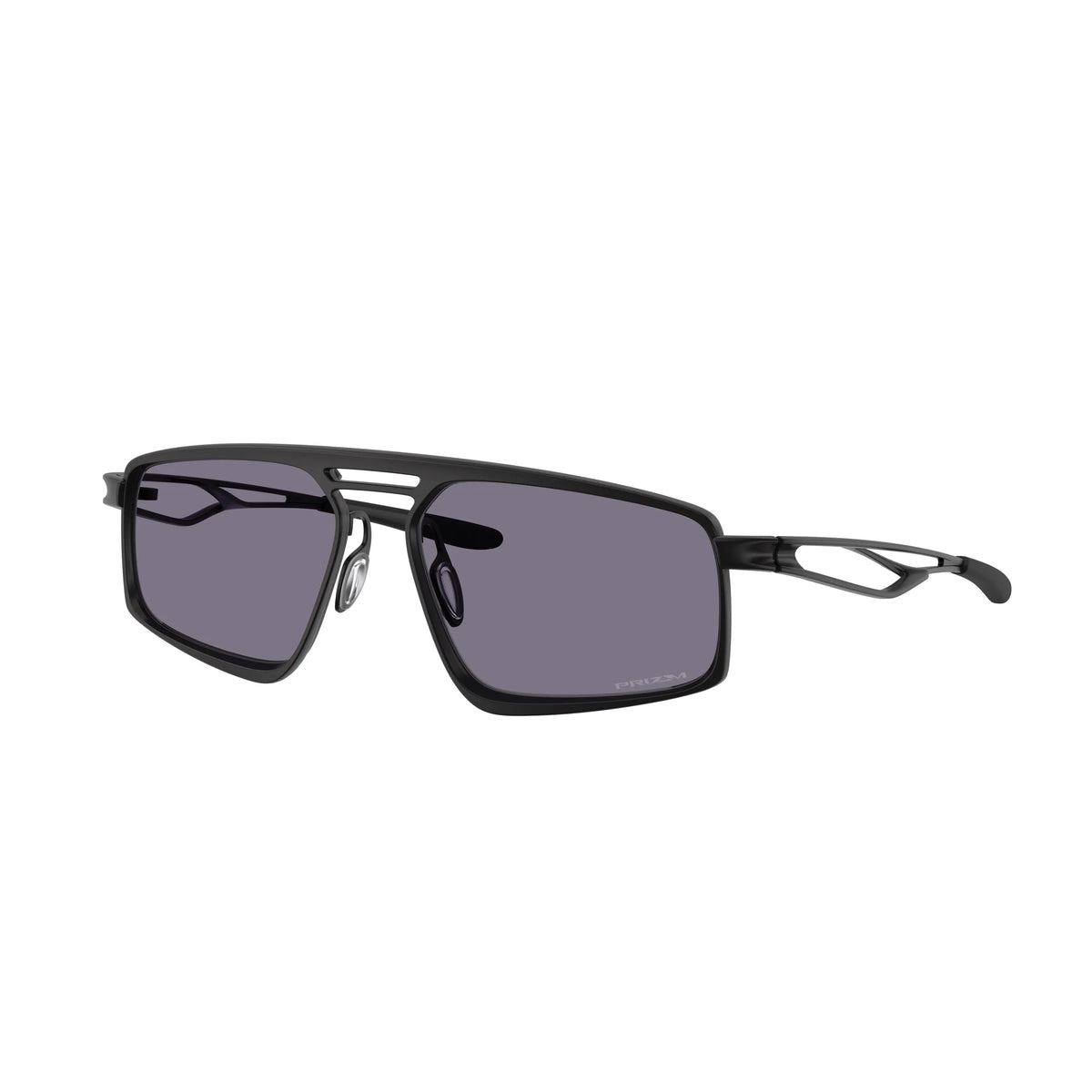 Occhiali da sole Oakley Bushwick OO6031 603101 Nero satinato rettangolare