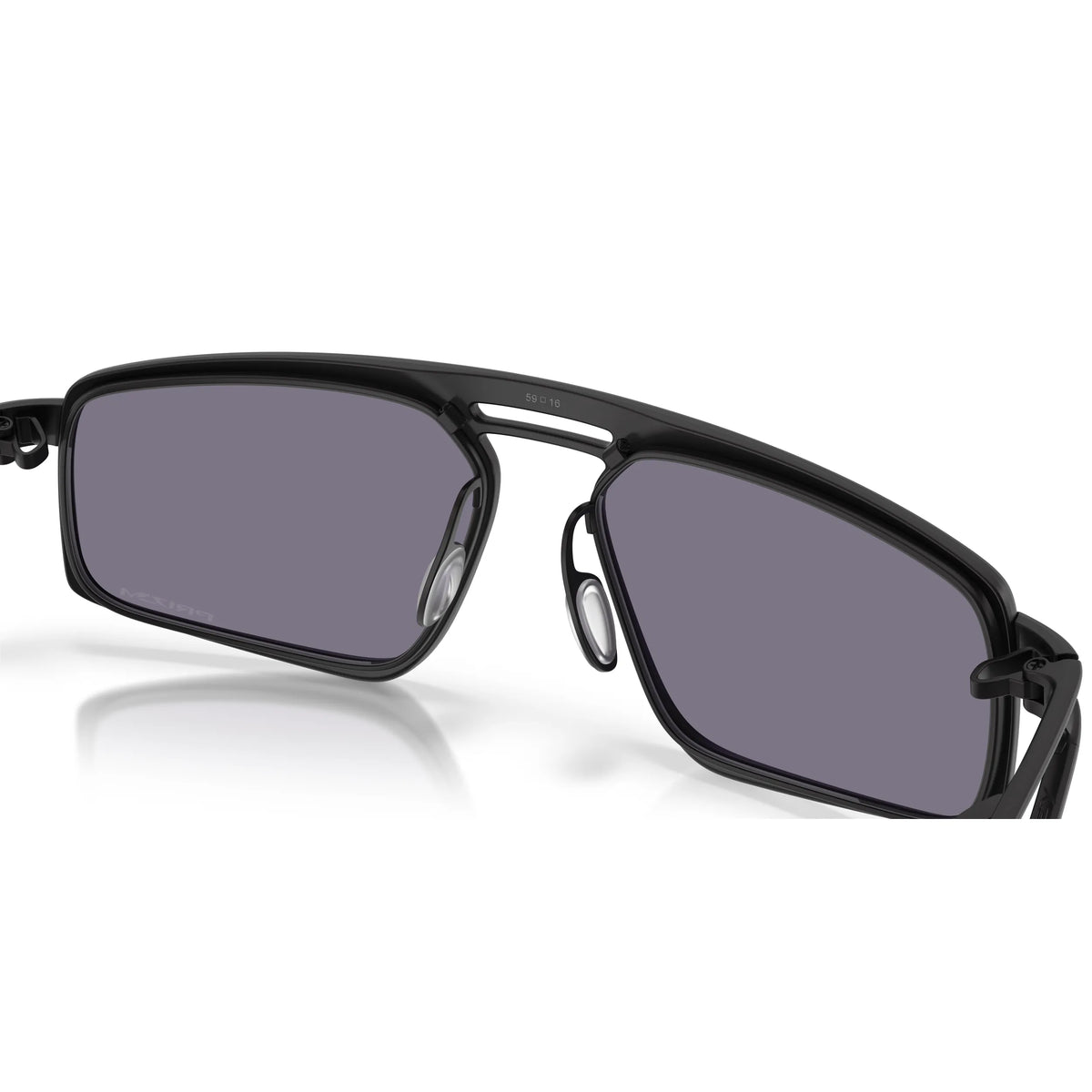 Occhiali da sole Oakley Bushwick OO6031 603101 Nero satinato rettangolare
