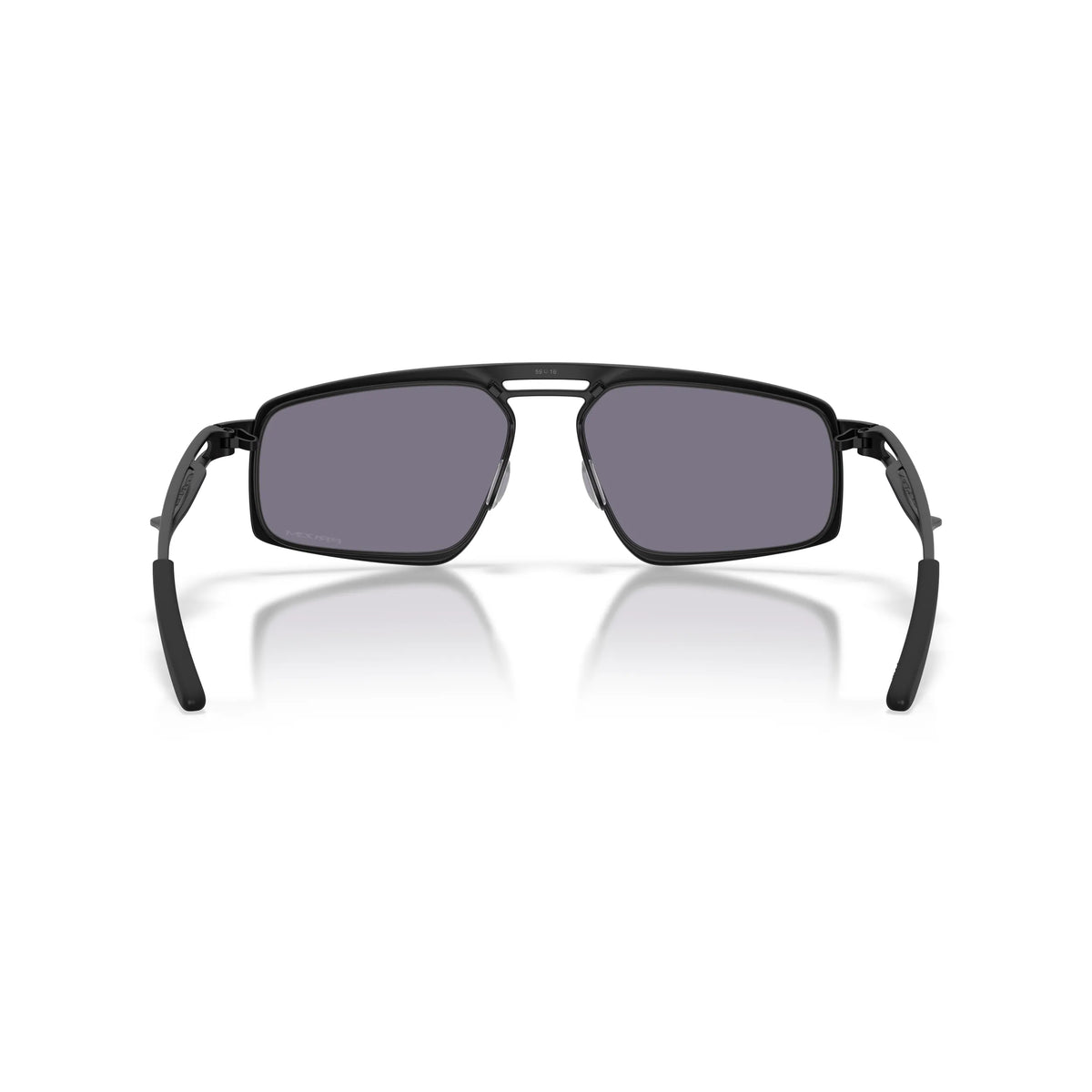 Occhiali da sole Oakley Bushwick OO6031 603101 Nero satinato rettangolare