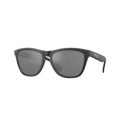 Occhiali da sole Oakley Frogskins OO9013 9013F7 Nero opaco Prizm Black Polarized -laterale