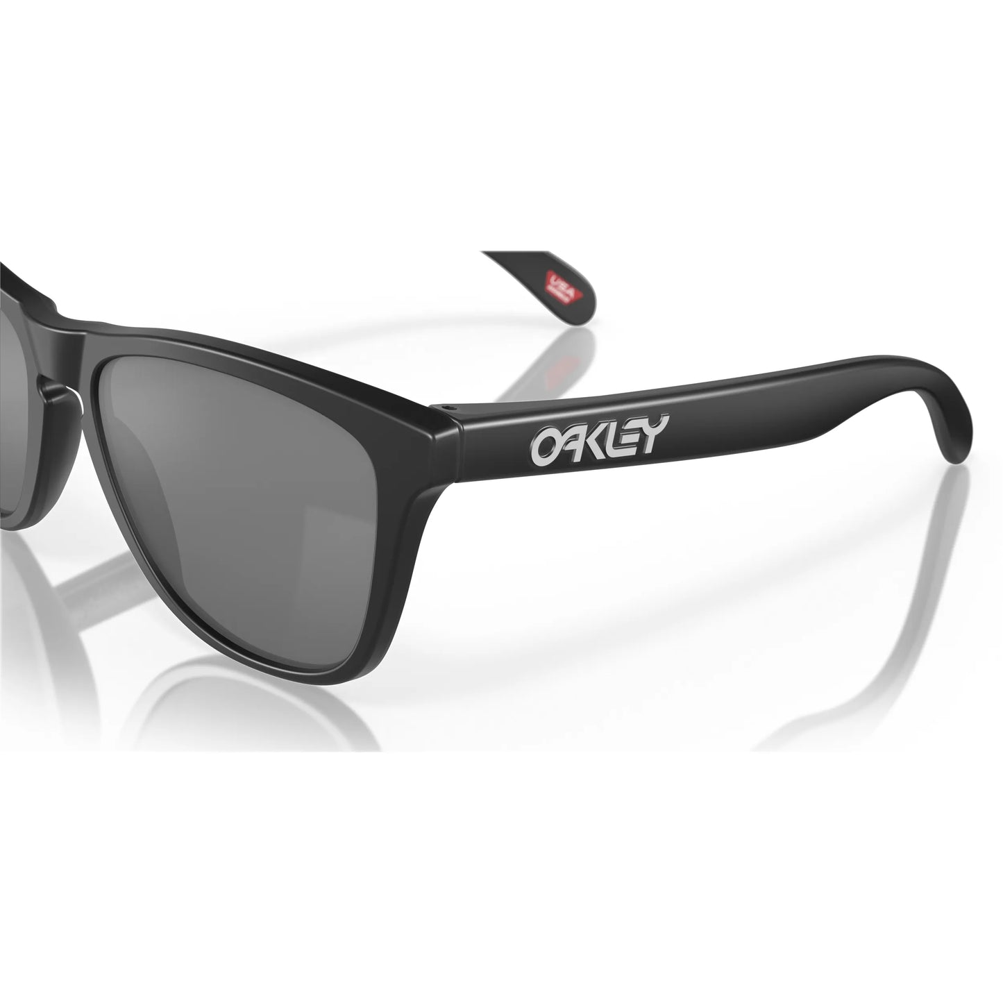 Occhiali da sole Oakley Frogskins OO9013 9013F7 Nero opaco Prizm Black Polarized -dettagli1