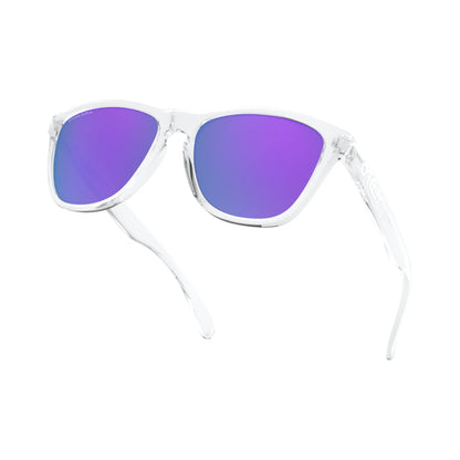 Occhiali da sole Oakley Frogskins OO9013 9013H7 Trasparente lucido -dettagli