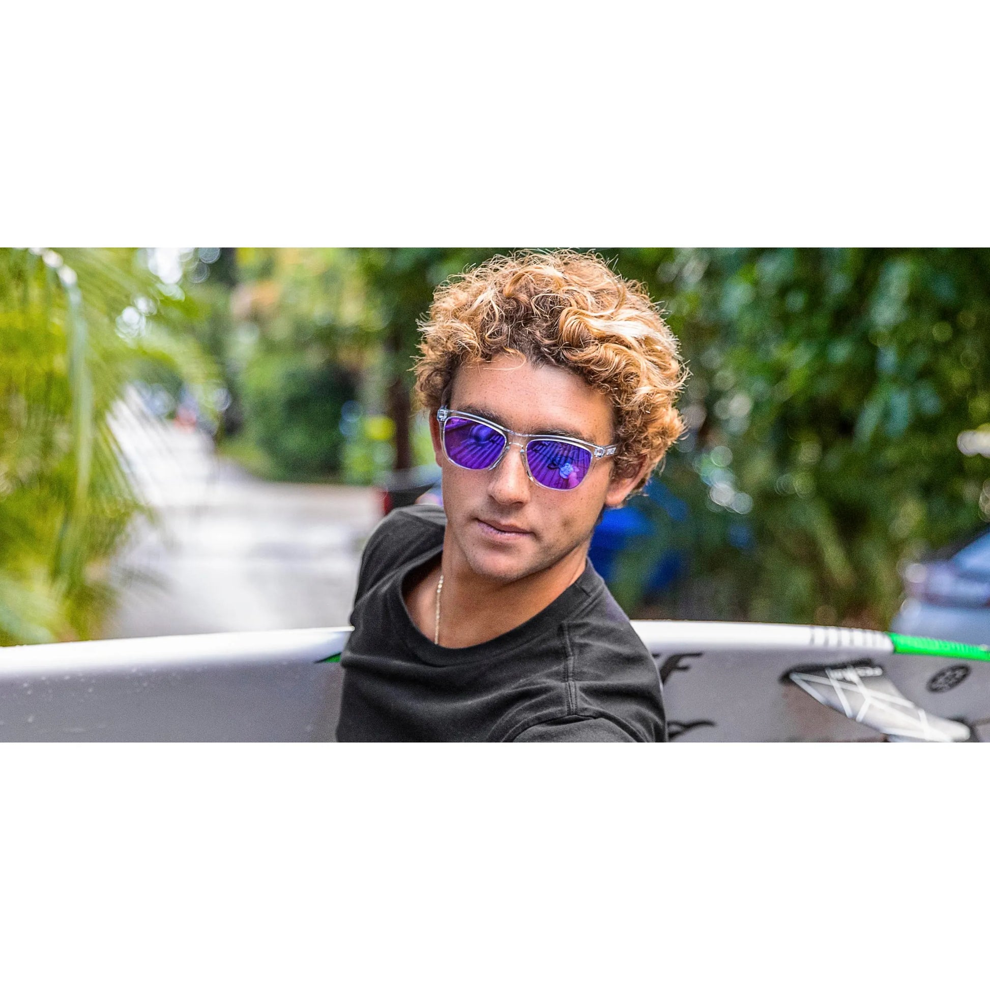 Occhiali da sole Oakley Frogskins OO9013 9013H7 Trasparente lucido -dettagli6