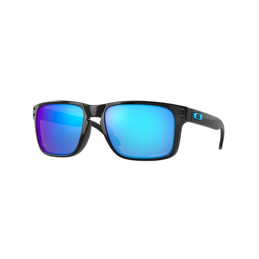 Occhiali da sole Oakley Holbrook OO9102 9102F5 Polished Black Prizm Sapphire -laterale