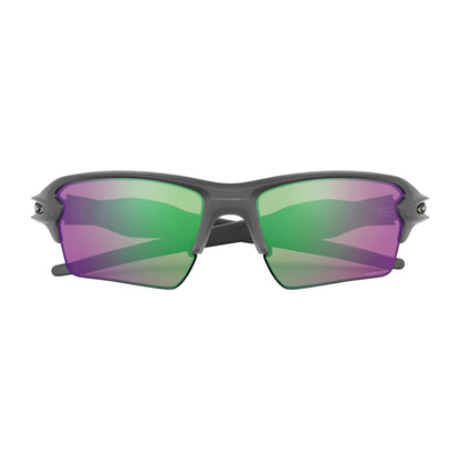 Occhiali da sole Oakley Flak 2.0 XL OO9188 9188F3 Steel Prizm Road Jade -dettagli4