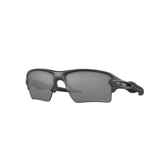 Occhiali da sole Oakley Flak 2.0 XL OO9188 9188F8 Steel Prizm Black Polarized -laterale