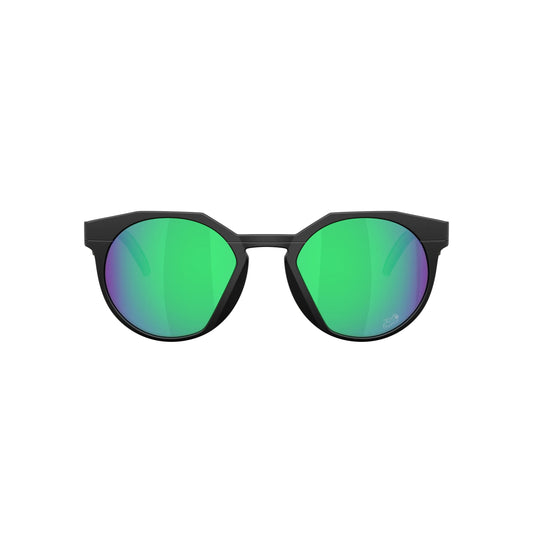 Occhiali da sole Oakley HSTN OO9242 924222 Nero Opaco Prizm Jade rotondi