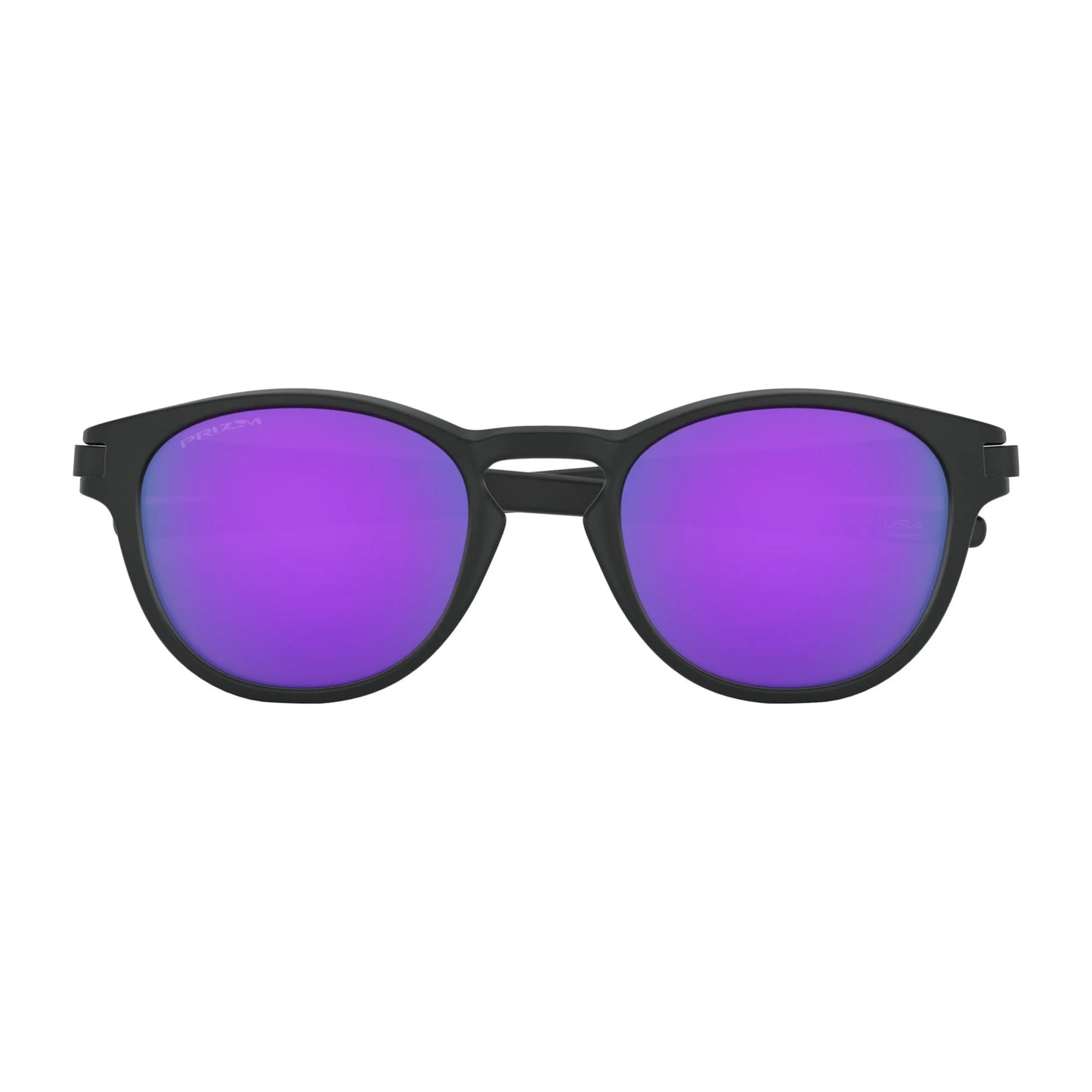 Occhiali da sole Oakley Latch OO9265 926555 Nero Opaco rotondi