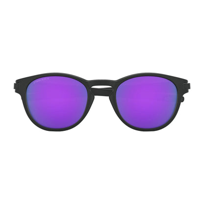 Occhiali da sole Oakley Latch OO9265 926555 Nero Opaco rotondi