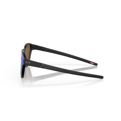 Occhiali da sole Oakley Latch OO9265 926555 Nero Opaco rotondi