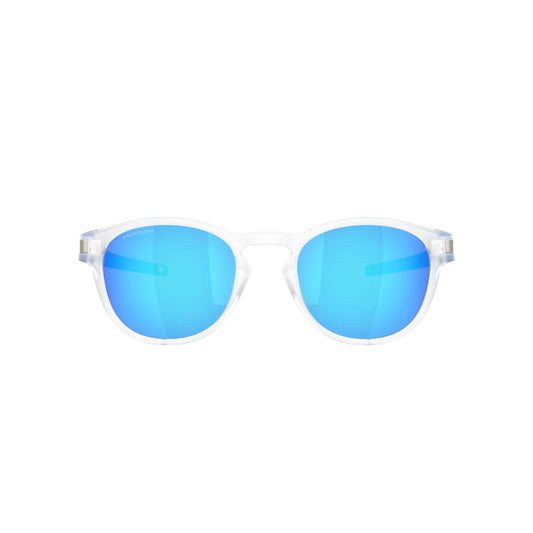 Occhiali da sole Oakley Latch OO9265 926576 Trasparente Opaco Prizm Sapphire rotondi