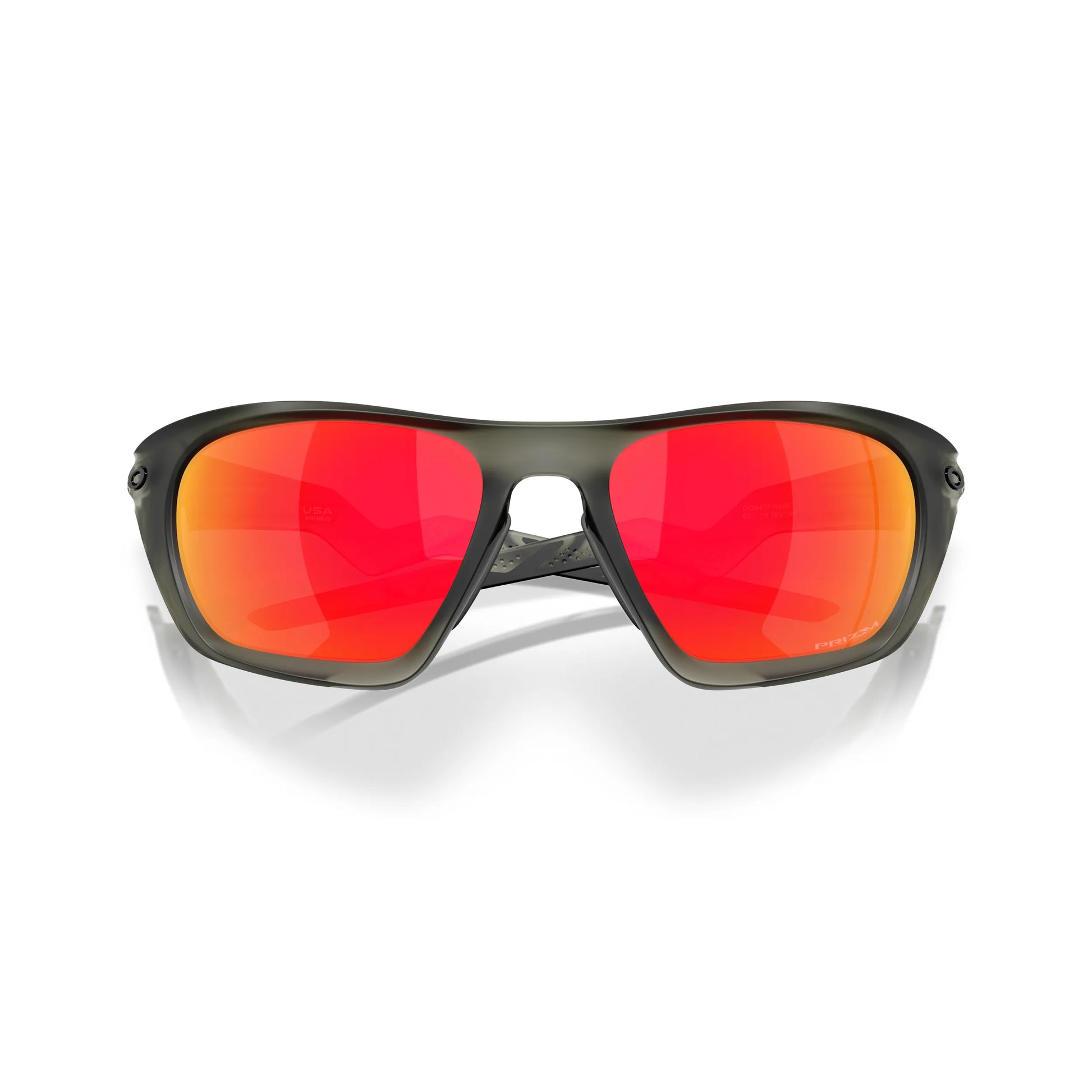 Occhiali da sole Oakley Lateralis OO9431 943104 Olive Ink Opaco rettangolari -dettagli4