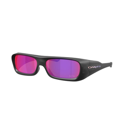 Occhiali da sole Oakley Permian OO9520 952007 Black Ink Opaco Violet rettangolari