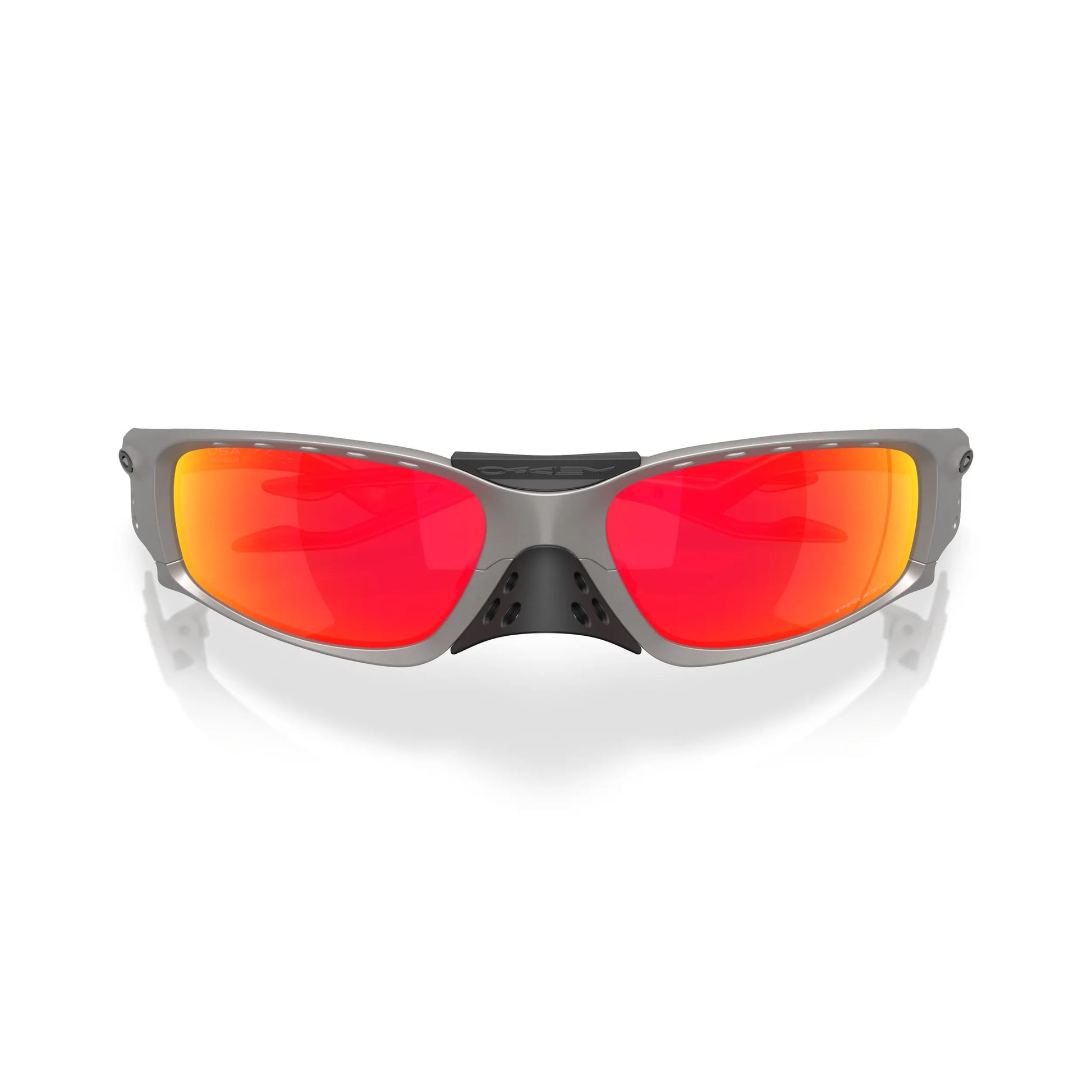 Occhiali da sole Oakley Plantaris Square OO9529 952905 Titanium Prizm Ruby -dettagli5