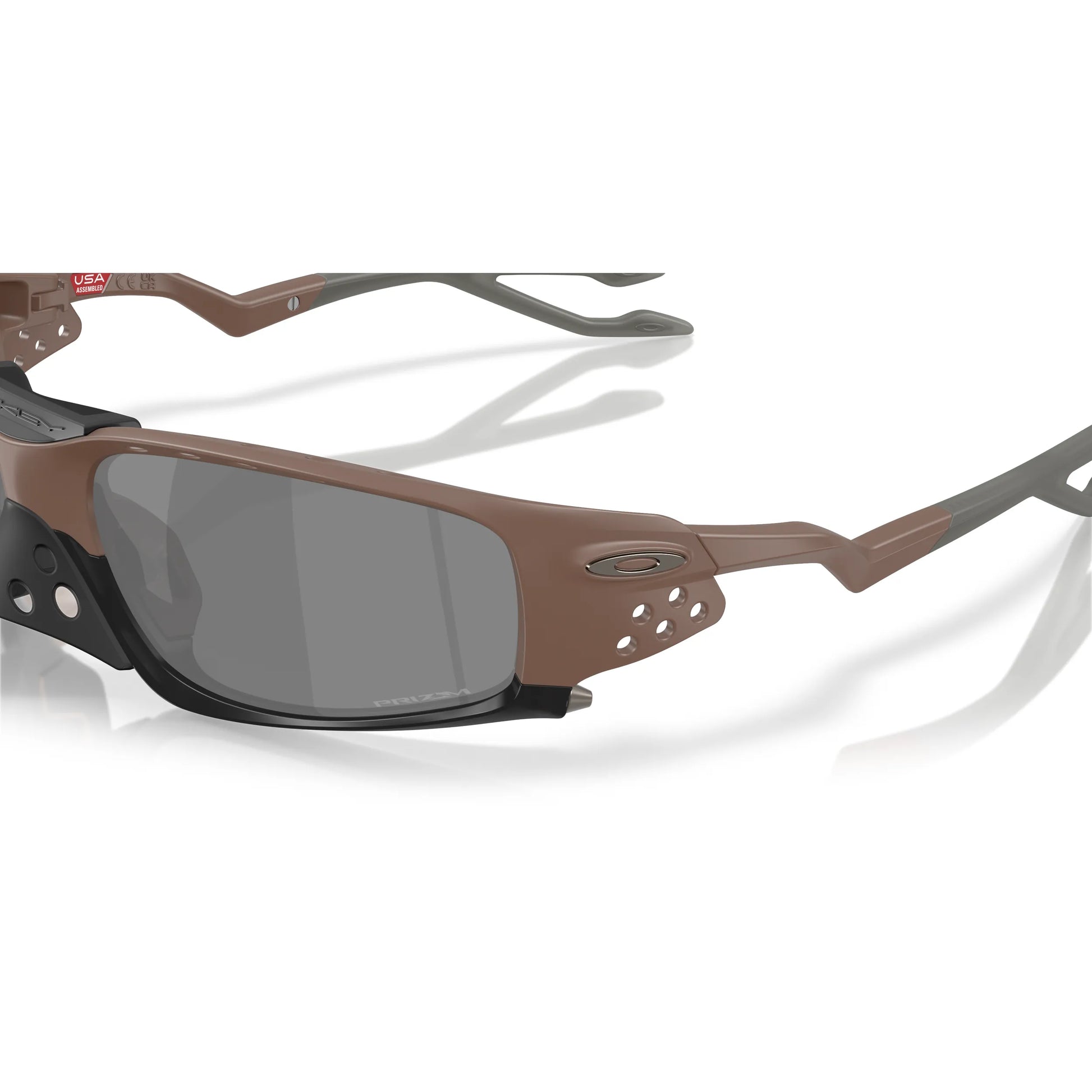 Occhiali da sole Oakley Plantaris Square OO9529 952906 Mogano Prizm Black -dettagli1