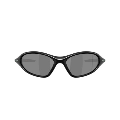 Occhiali da sole Oakley Portal Jacket OO9536 953609 Nero lucido polarizzati avvolgente
