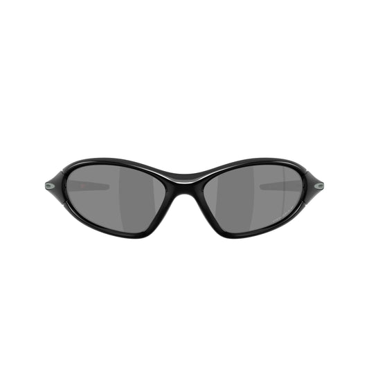 Occhiali da sole Oakley Portal Jacket OO9536 953609 Nero lucido polarizzati avvolgente