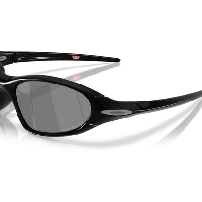 Occhiali da sole Oakley Portal Jacket OO9536 953609 Nero lucido polarizzati avvolgente