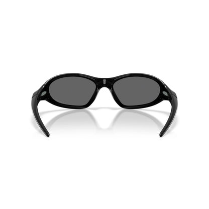 Occhiali da sole Oakley Portal Jacket OO9536 953609 Nero lucido polarizzati avvolgente