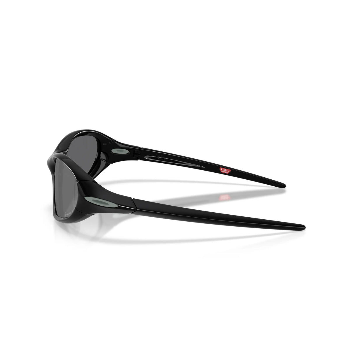 Occhiali da sole Oakley Portal Jacket OO9536 953609 Nero lucido polarizzati avvolgente