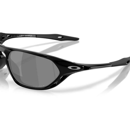 Occhiali da sole Oakley Cage Jacket OO9537 953708 Nero lucido polarizzati ovale