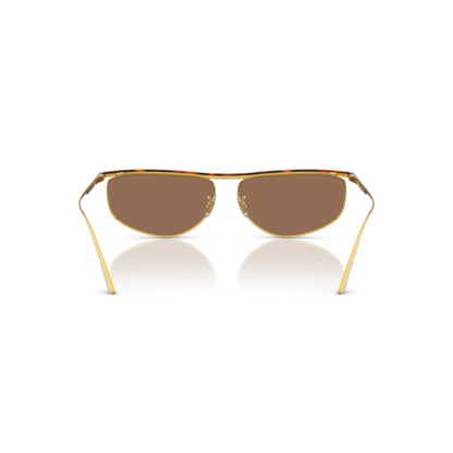 Occhiali da sole Oliver Peoples 1986C OV1367S 533273 Gold geometrico -dettagli1