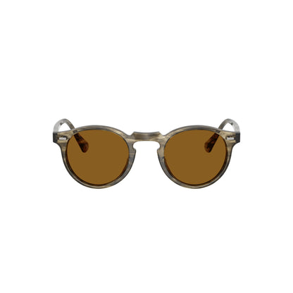 Lunettes de soleil Oliver Peoples Gregory Peck Sun OV5217S 173553 Bark vert olive tendre phantos