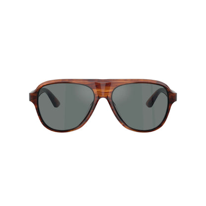 Occhiali da sole Oliver Peoples Paul Newman OV5581SU 1721W5 Dark Amber Royal Blue aviator