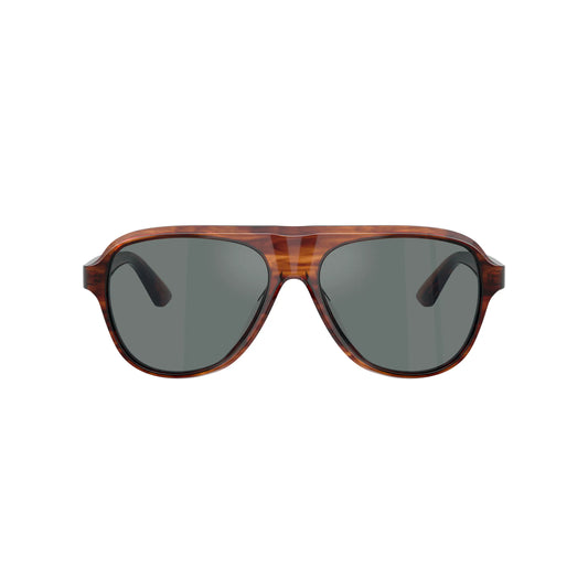 Occhiali da sole Oliver Peoples Paul Newman OV5581SU 1721W5 Dark Amber Royal Blue aviator