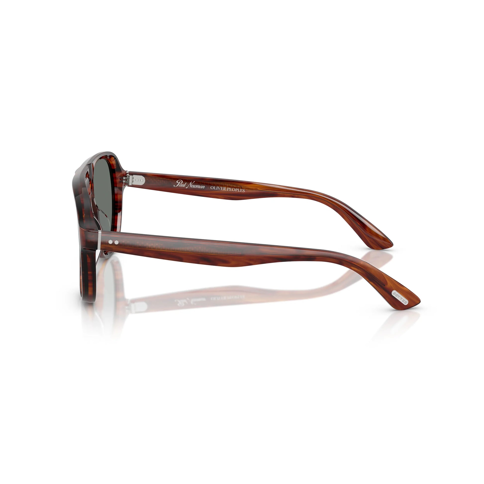 Occhiali da sole Oliver Peoples Paul Newman OV5581SU 1721W5 Dark Amber Royal Blue aviator -dettagli