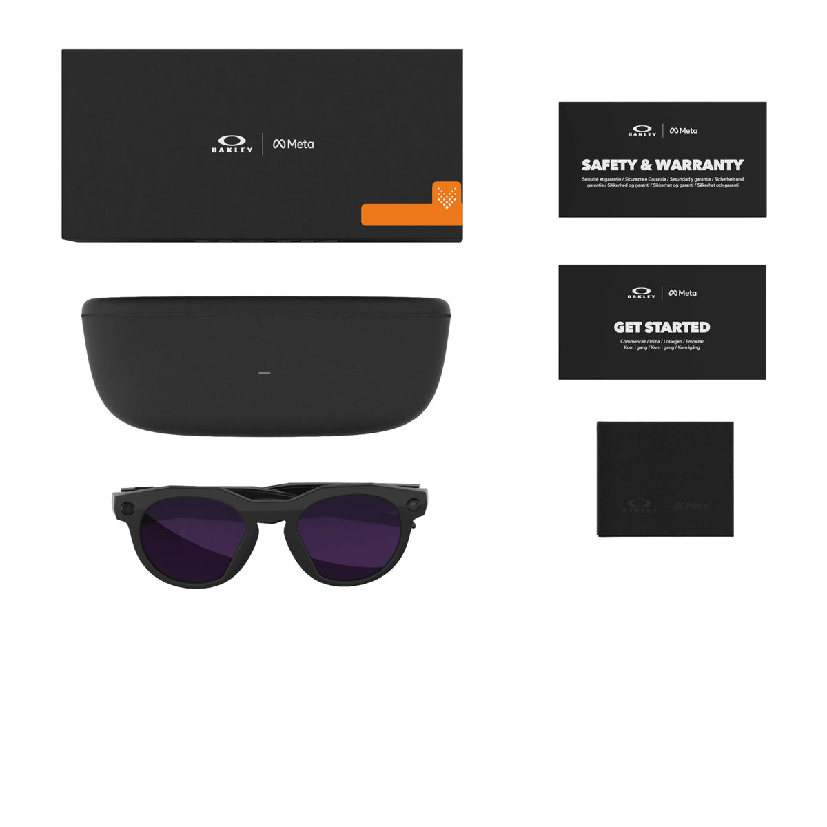 Oakley Meta HSTN OW8002 800202 Smartbrille, Schwarz, Transitions Amethyst