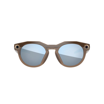 Occhiali smart Oakley Meta HSTN OW8002 800206 Marrone fumo Prizm Deep Water Polarized