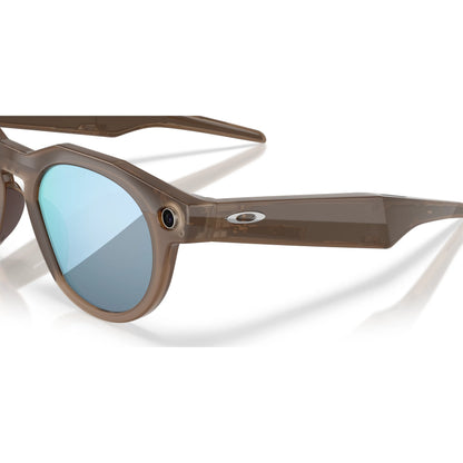 Occhiali smart Oakley Meta HSTN OW8002 800206 Marrone fumo Prizm Deep Water Polarized