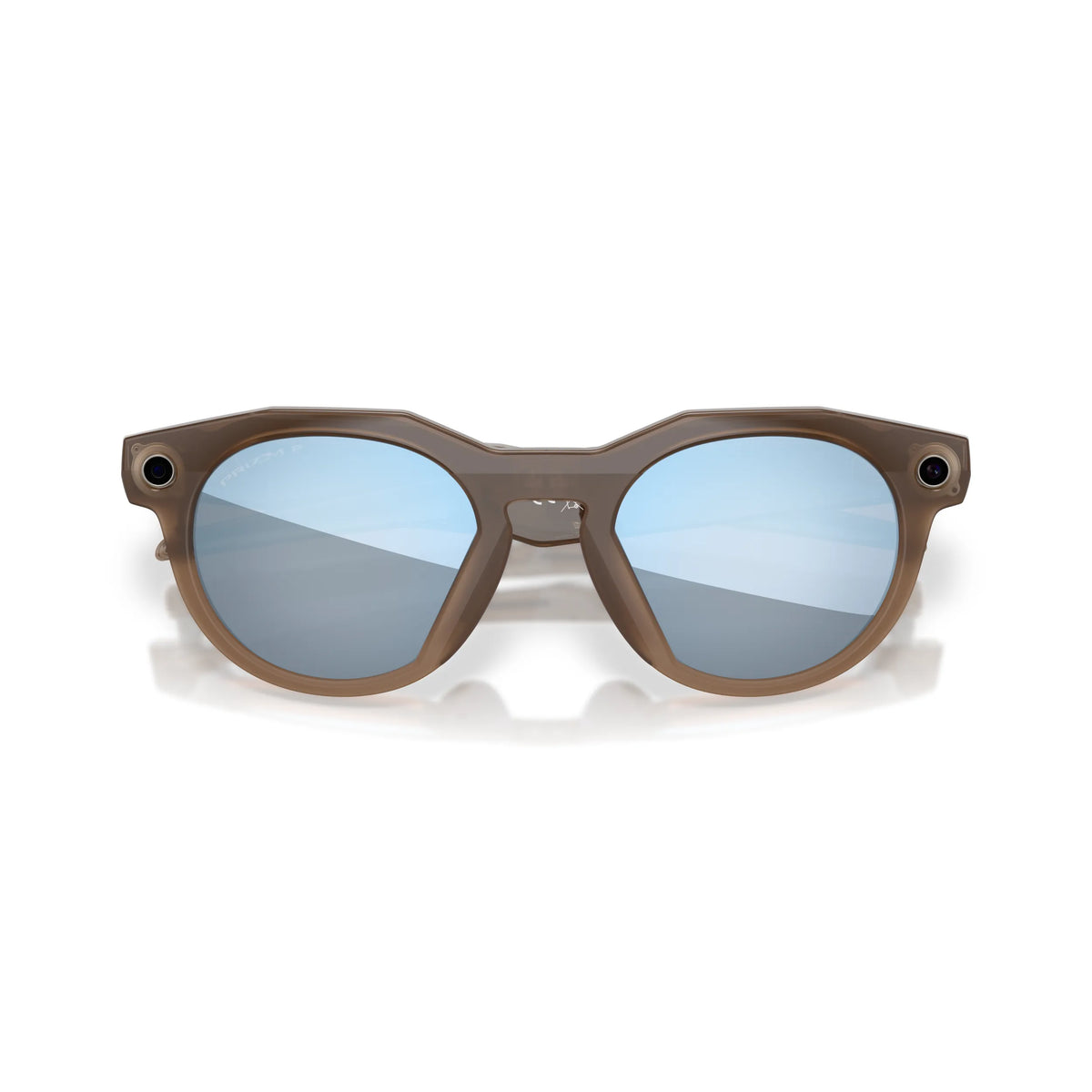 Occhiali smart Oakley Meta HSTN OW8002 800206 Marrone fumo Prizm Deep Water Polarized