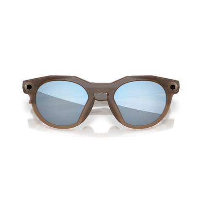 Occhiali smart Oakley Meta HSTN OW8002 800206 Marrone fumo Prizm Deep Water Polarized