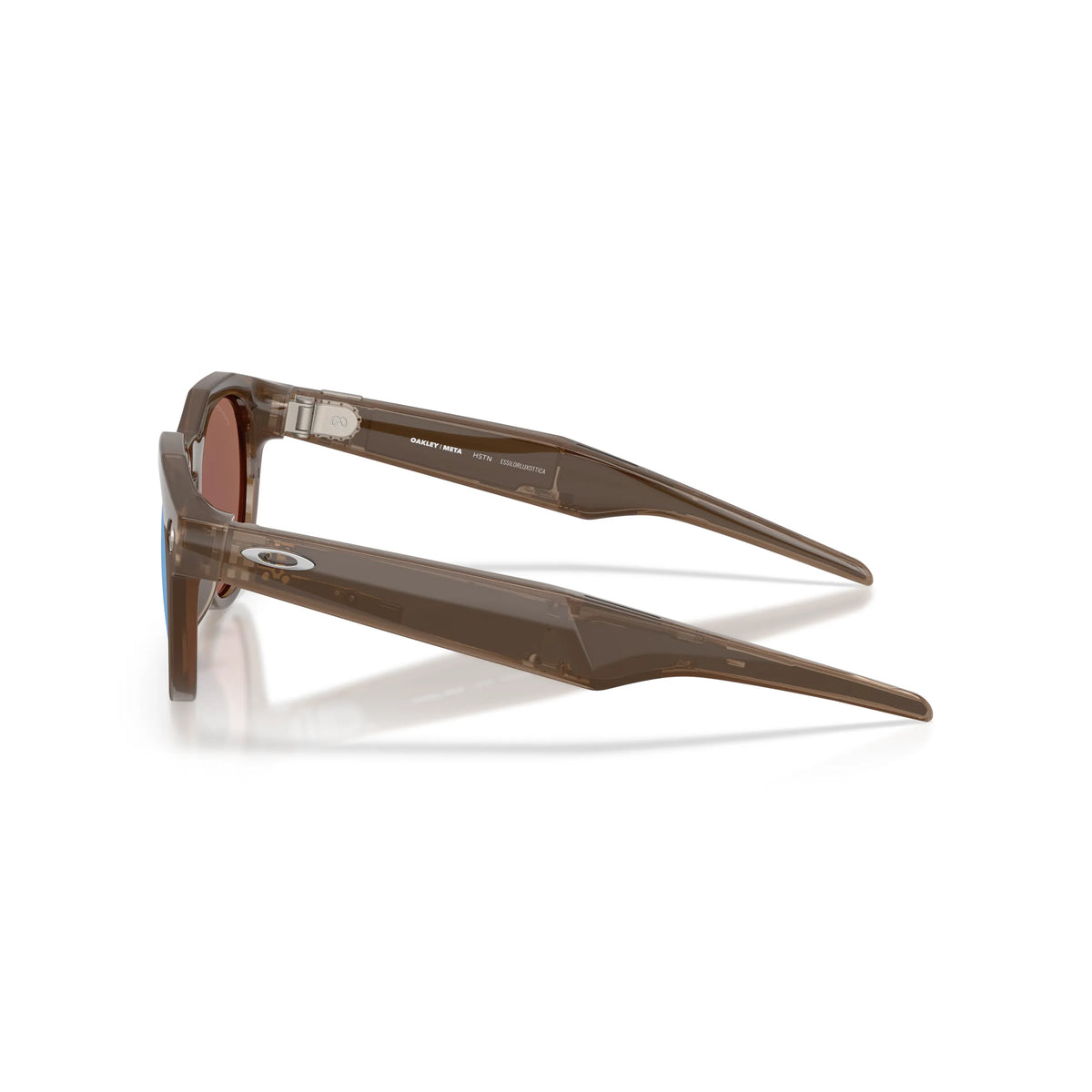 Occhiali smart Oakley Meta HSTN OW8002 800206 Marrone fumo Prizm Deep Water Polarized