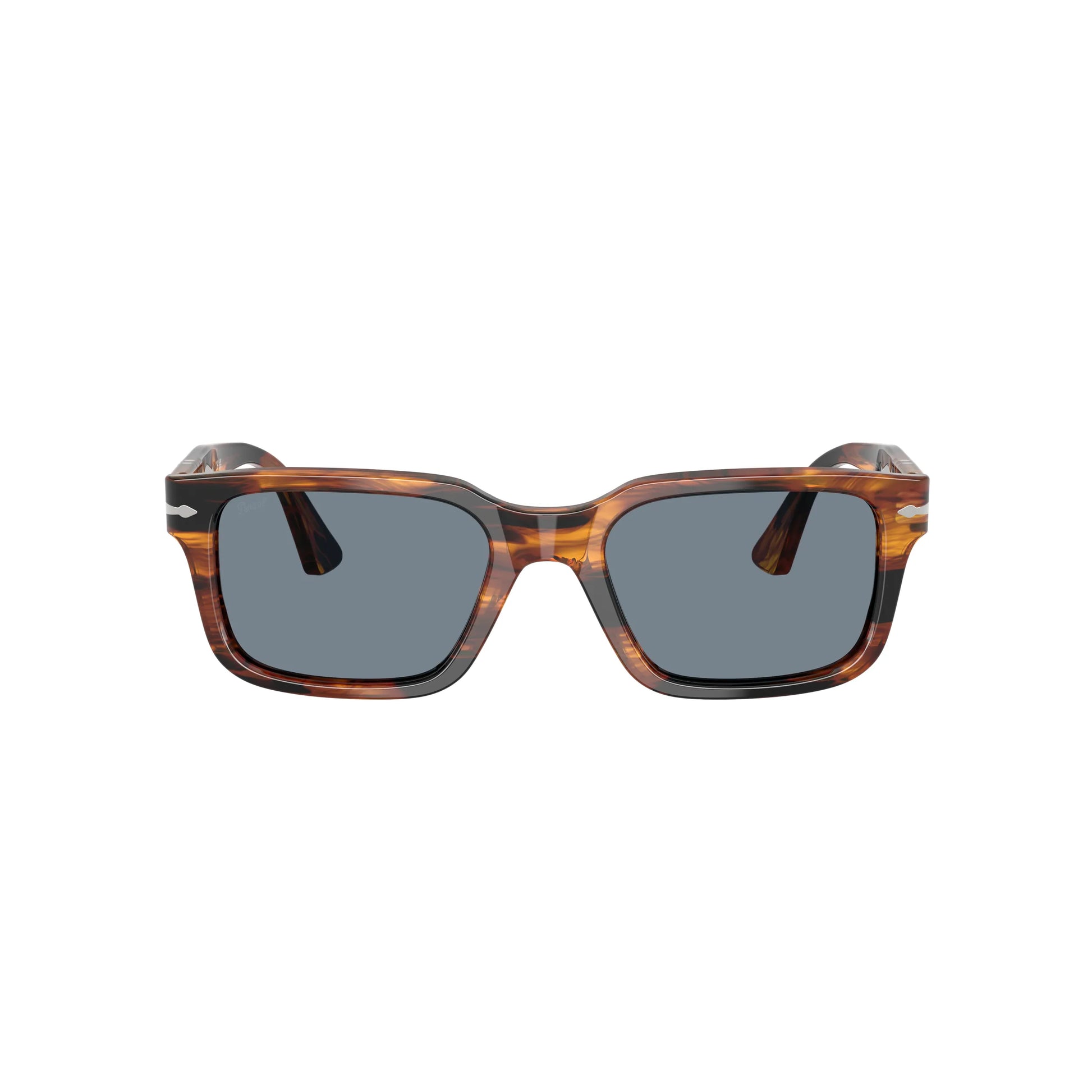 Occhiali da sole Persol PO3272S 123556 Striped Black & Brown rettangolari