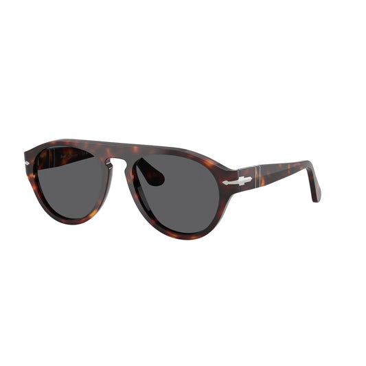Occhiali da sole Persol PO3370S 24/B1 Havana aviator -laterale